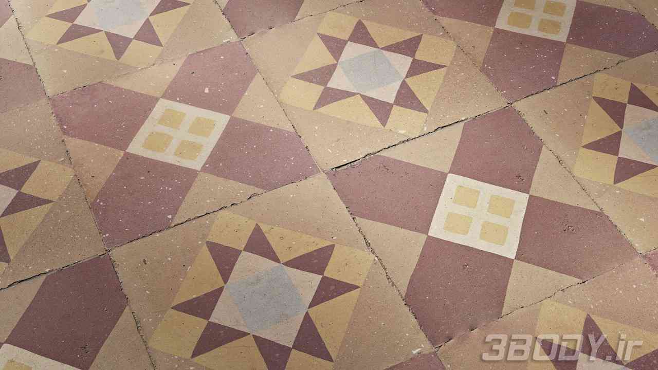 متریال کاشی کف floor tile عکس 1